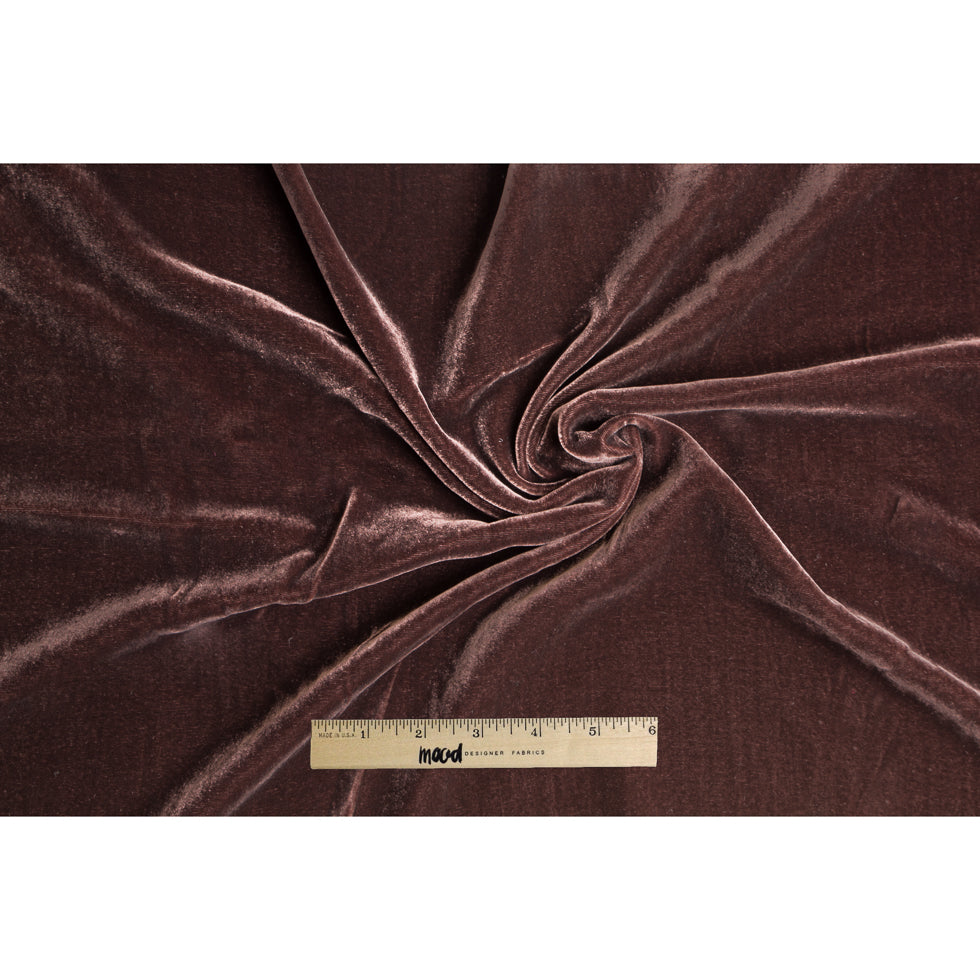 Fudge Soft Rayon and Silk Velvet - Folded