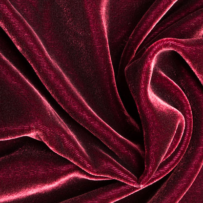 Soft Rayon-Silk Velvet - Sultan Red - Cicero Collection Full