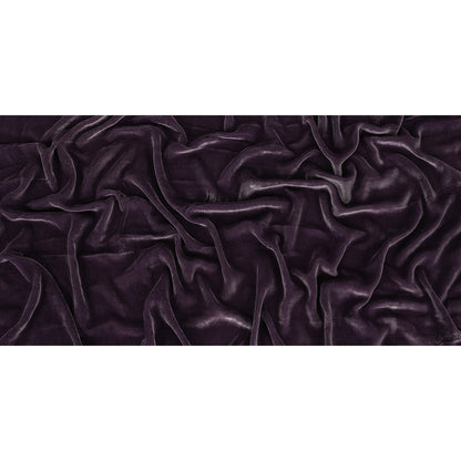 Cicero Gunmetal Soft Rayon-Silk Velvet - Folded