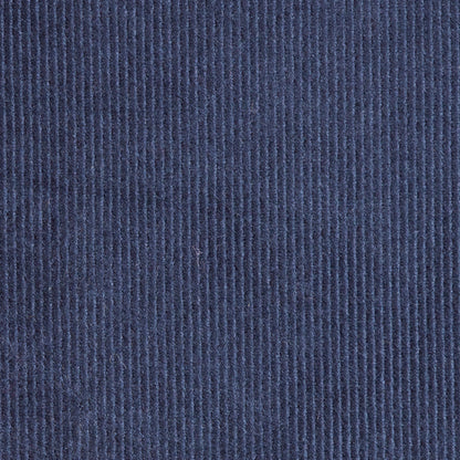 Deep Navy Cotton Twill Velvet