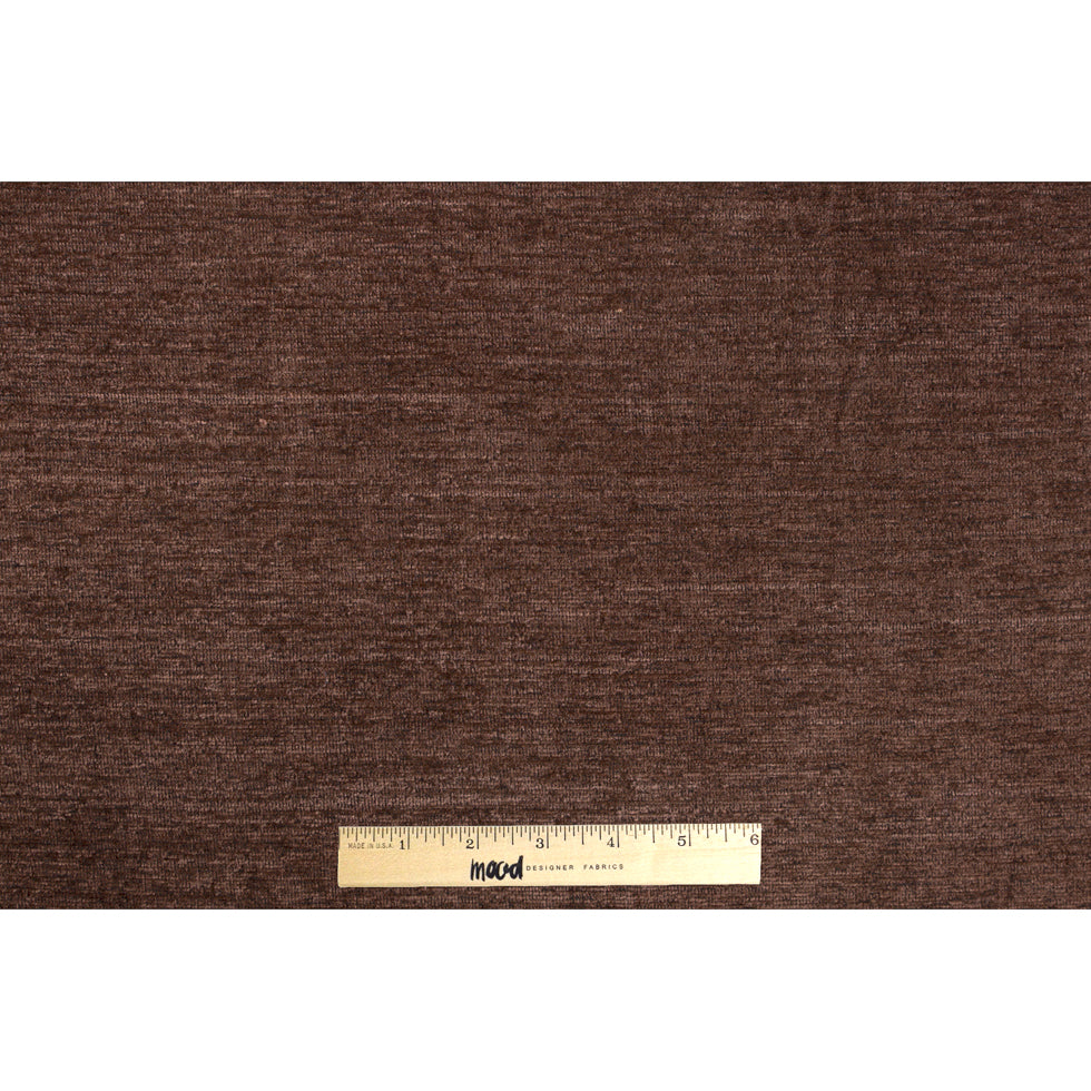Chocolate Brown Drapery Chenille Full