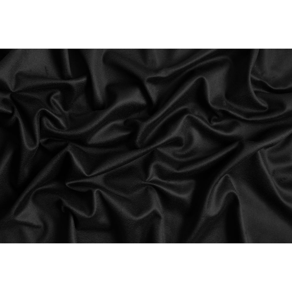 Italian Black 100% Cashmere - Folded