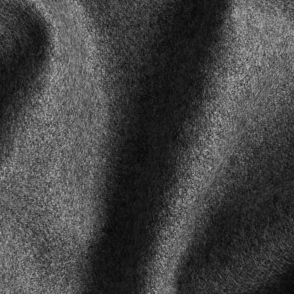 Italian Heathered Gray 100% Cashmere Full