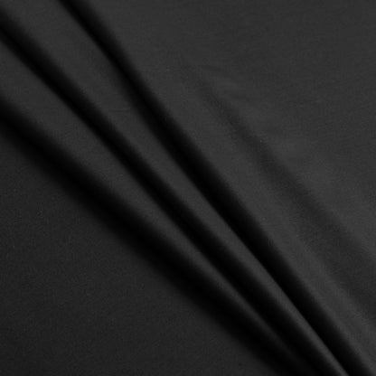 Super 160 Wool Suiting - Black Detail