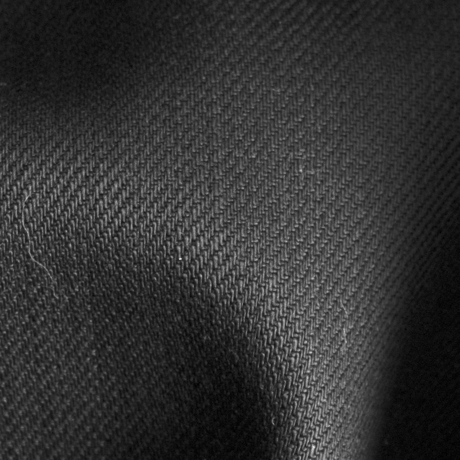 Proenza Schouler Japanaese Jet Black Stretch Cotton Denim Detail