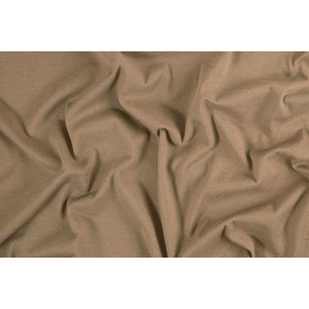 Almond Buff Cotton-Polyester Velour - Full