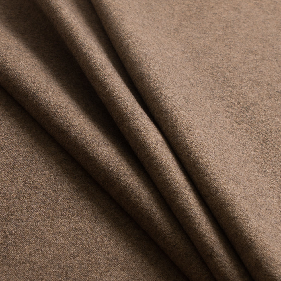Italian Nomad/Stone Black Double Faced Wool Knit Folded