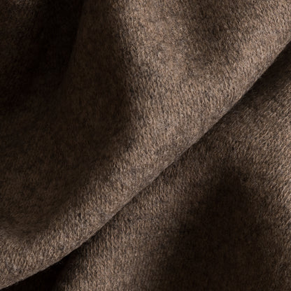 Italian Nomad/Stone Black Double Faced Wool Knit Detail