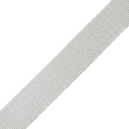 Gray Stretch Grosgrain Ribbon - 1