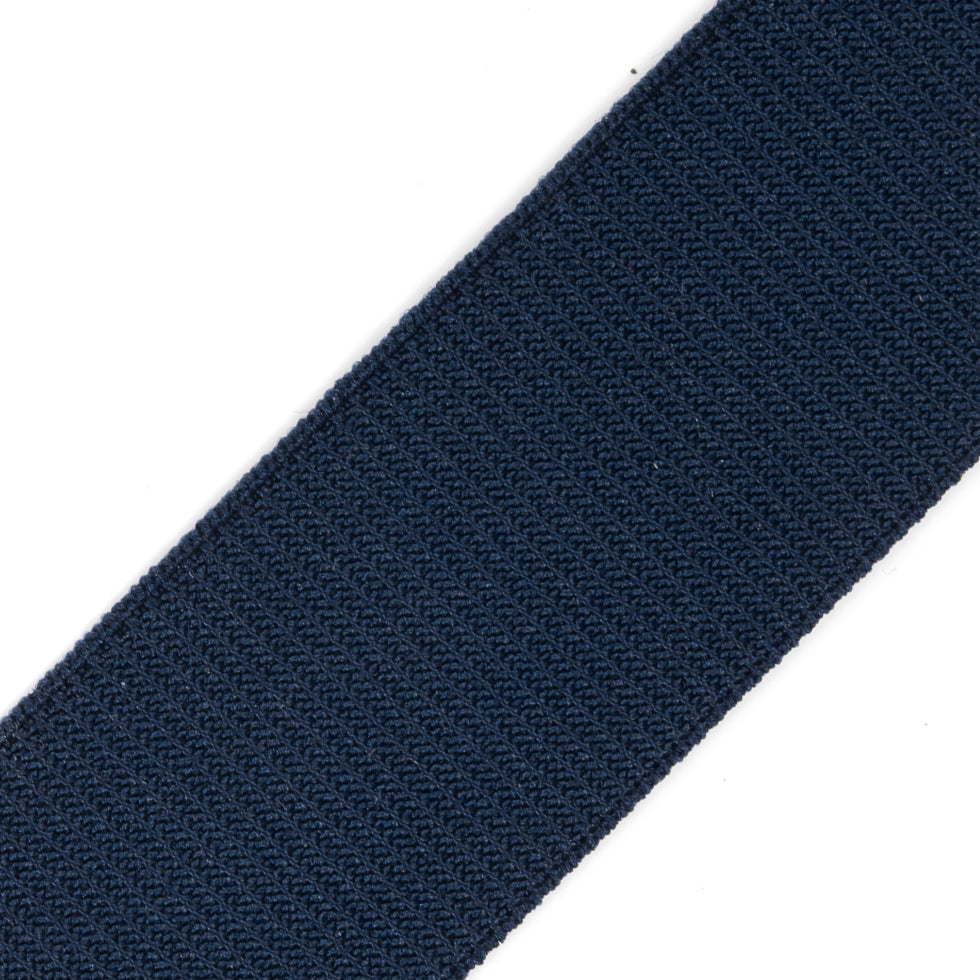 Navy Stretch Grosgrain Ribbon - 1" Detail