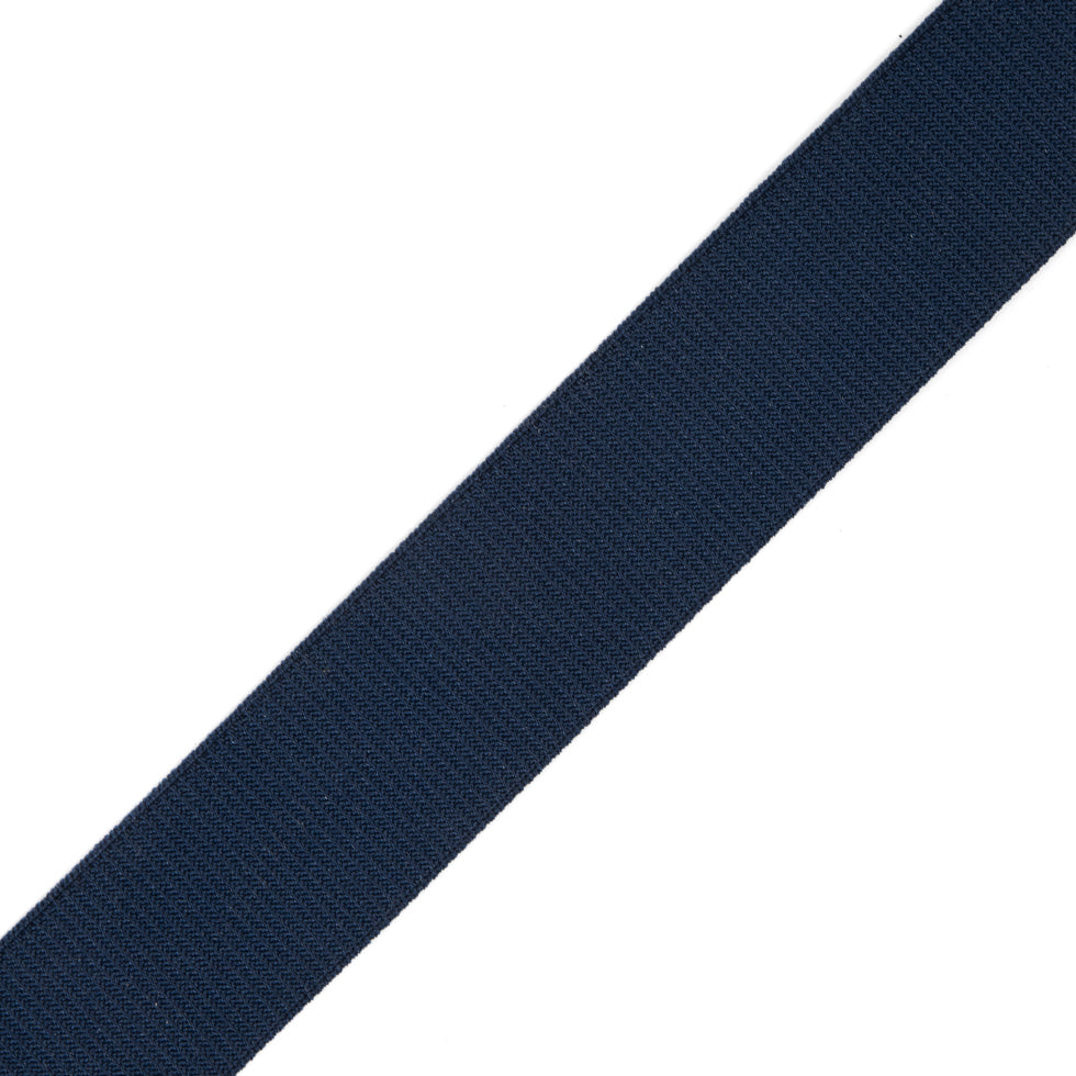 Navy Stretch Grosgrain Ribbon - 1"