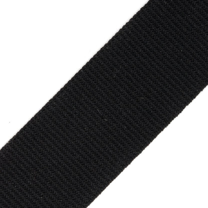 Black Stretch Grosgrain Ribbon - 1" Detail