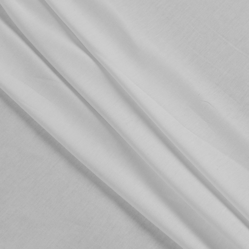 Snow White Cotton Jersey Knit Folded