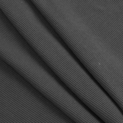 Meteorite Black Supima Cotton Thermal - Folded