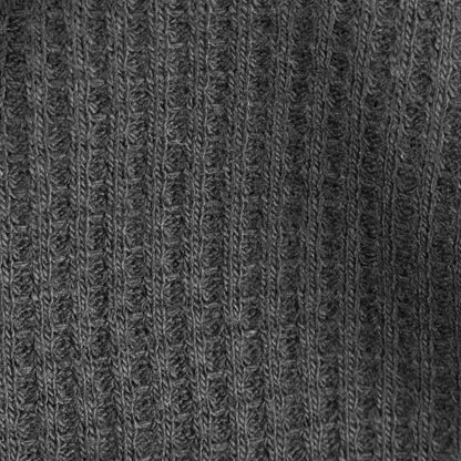Meteorite Black Supima Cotton Thermal - Detail
