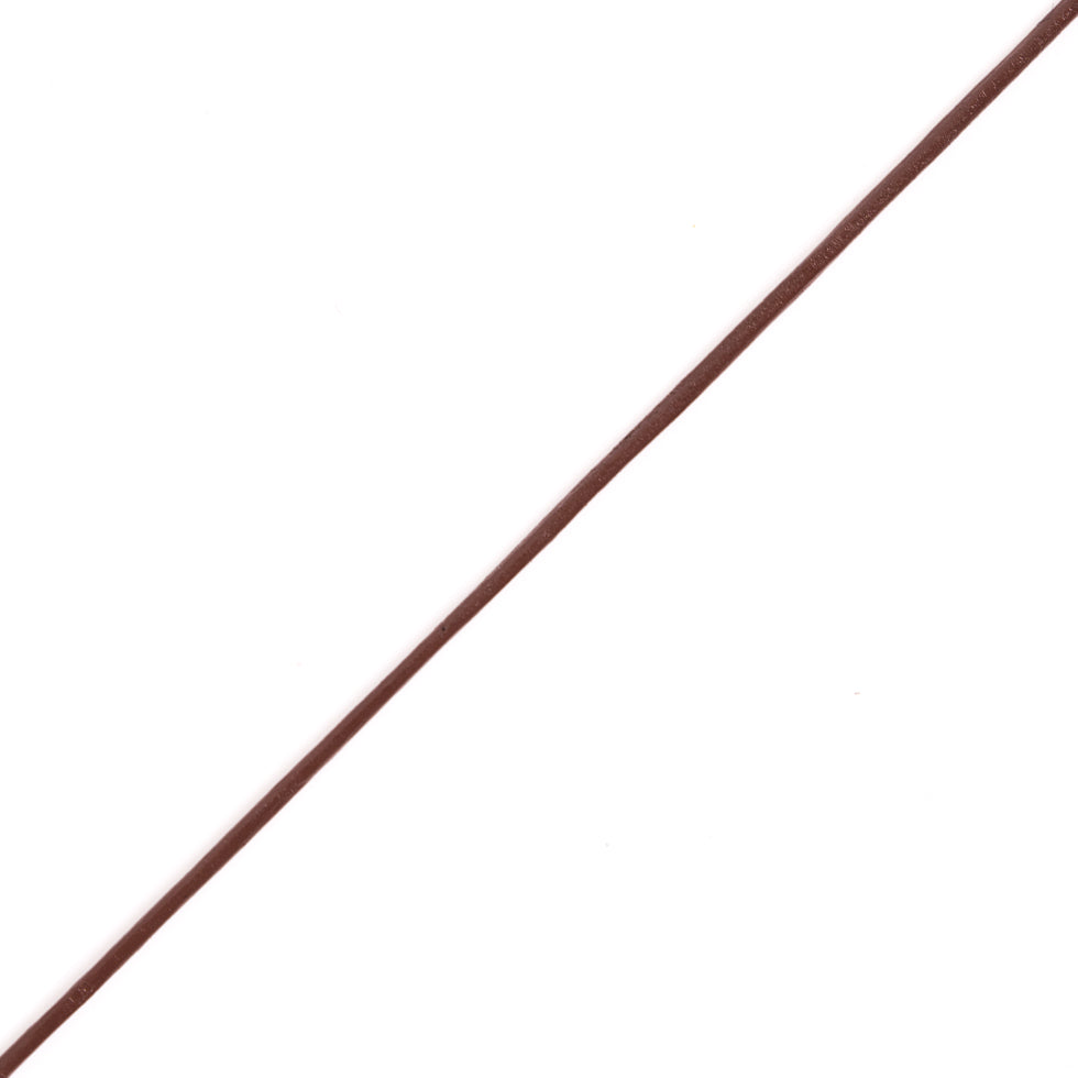 Brown Leather Cording - 1.5mm
