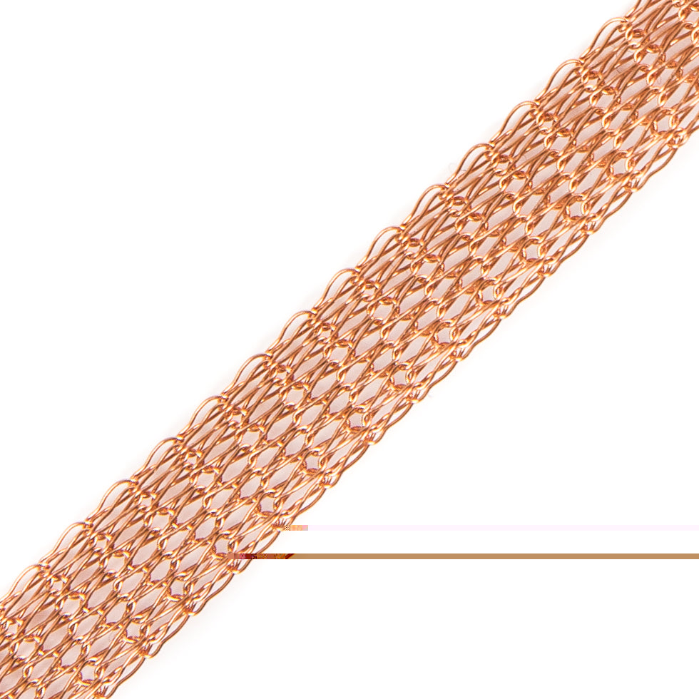 Copper Knit Metal Trim - 0.375 - Detail