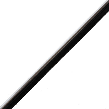 Italian Black, Gray and White Satin Piping - 0.375"