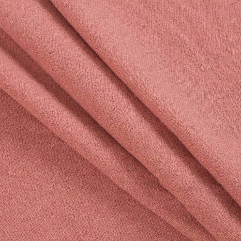 Rosette Twill Wool Coating - Folded