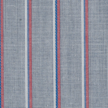 Gray Shadow Striped Cotton Shirting - Detail