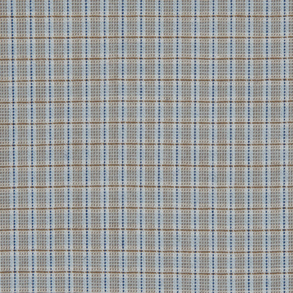 Blue/Brown Checkered Cotton Shirting