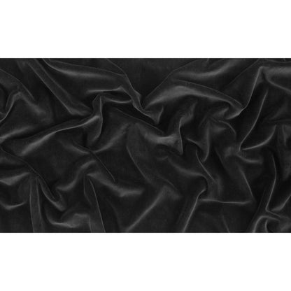 Black Rayon Stretch Velour - Full