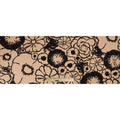 Marzipan/Black Floral Printed Woven - Folded