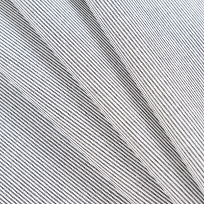 Rag & Bone Black/White Striped Stretch Cotton Woven Detail