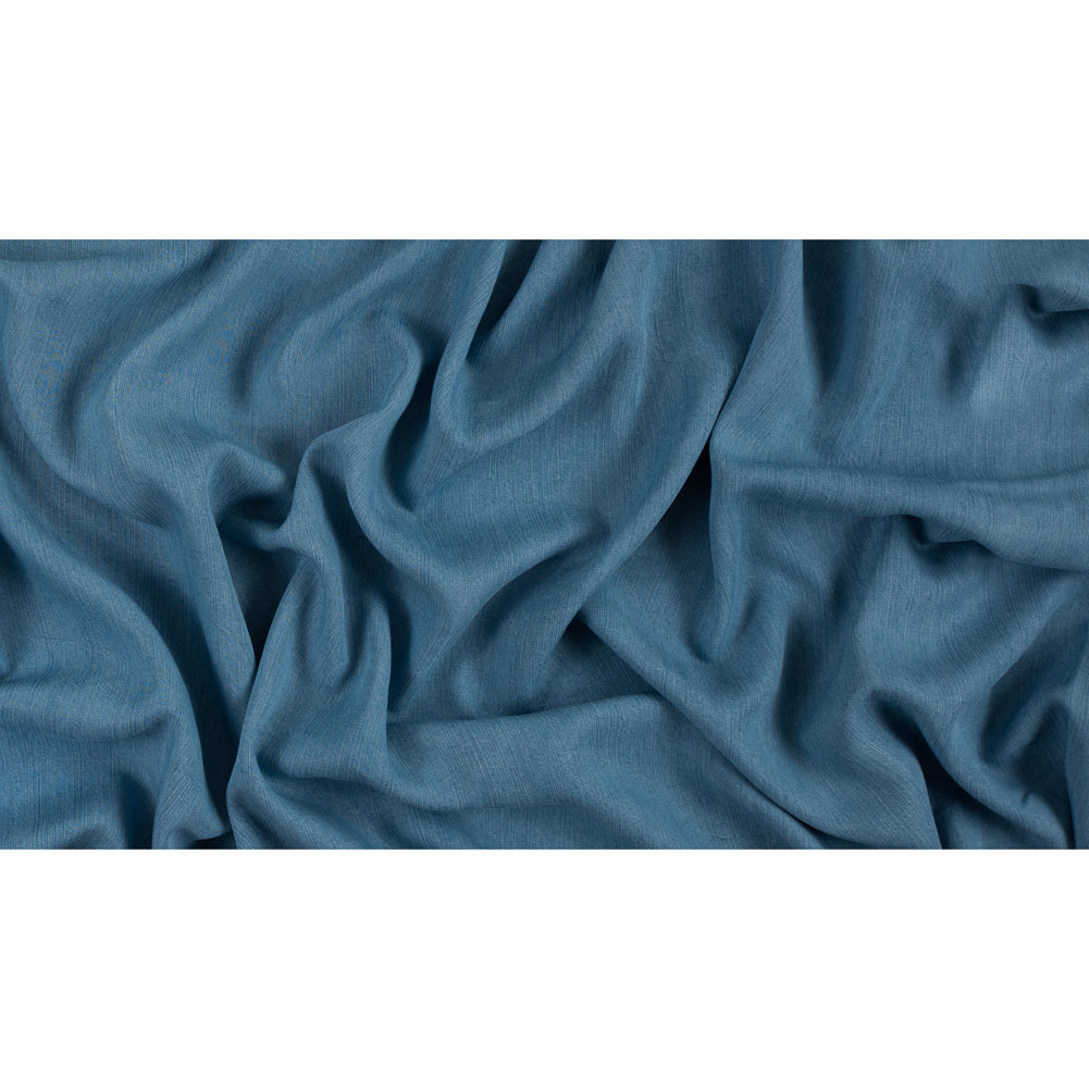 6.5oz Light Blue Textured Tencel Denim Folded