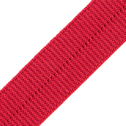 Red Stretch Fold Over Grosgrain - 0.625" Detail