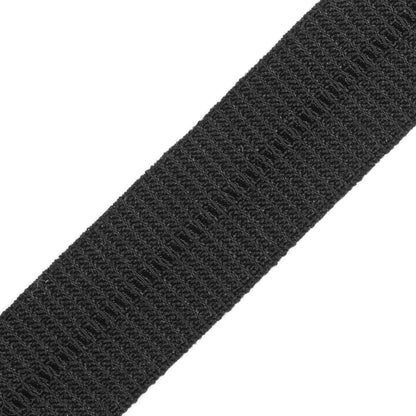 Black Stretch Fold Over Grosgrain - 0.625" Detail