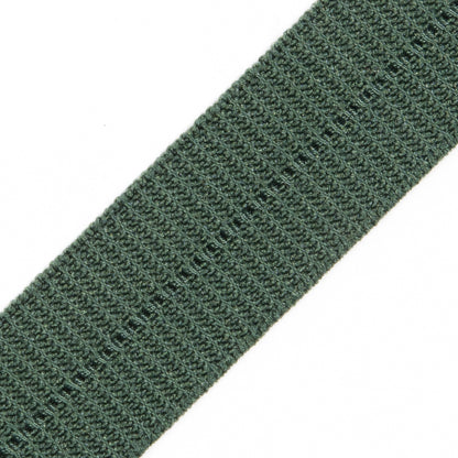 Green Stretch Fold Over Grosgrain - 0.625" Detail