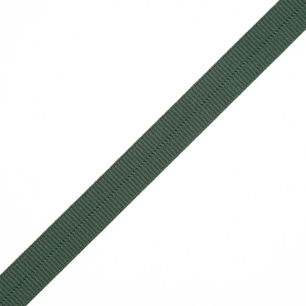 Green Stretch Fold Over Grosgrain - 0.625"