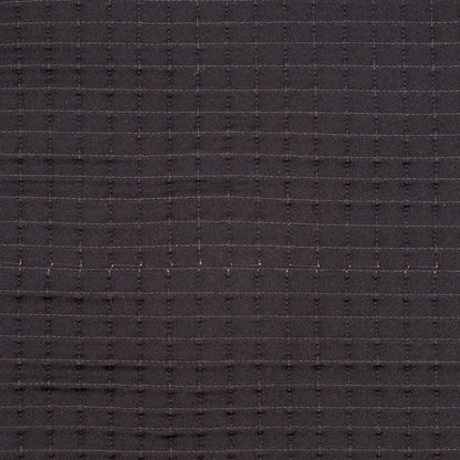 Small Brown Quilted Lamb Hide w/ Black Knit Backing Full