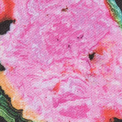 Floating Gems Digitally Printed Stretch Neoprene/Scuba Knit Detail