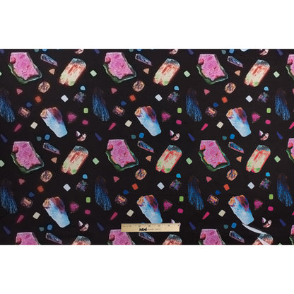 Floating Gems Digitally Printed Stretch Neoprene/Scuba Knit Full