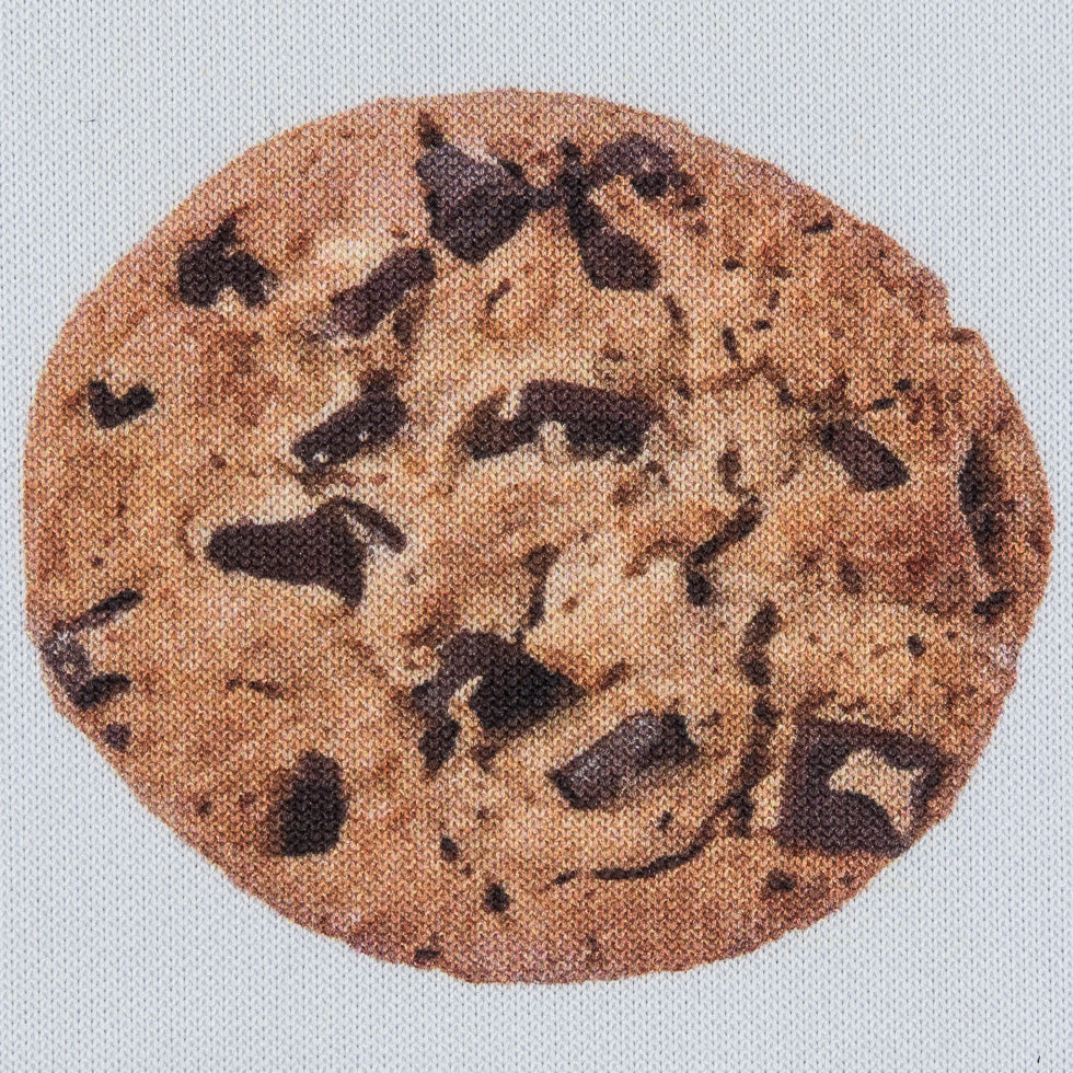 Chocolate Chip Cookie Digitally Printed Stretch Neoprene/Scuba Knit Full