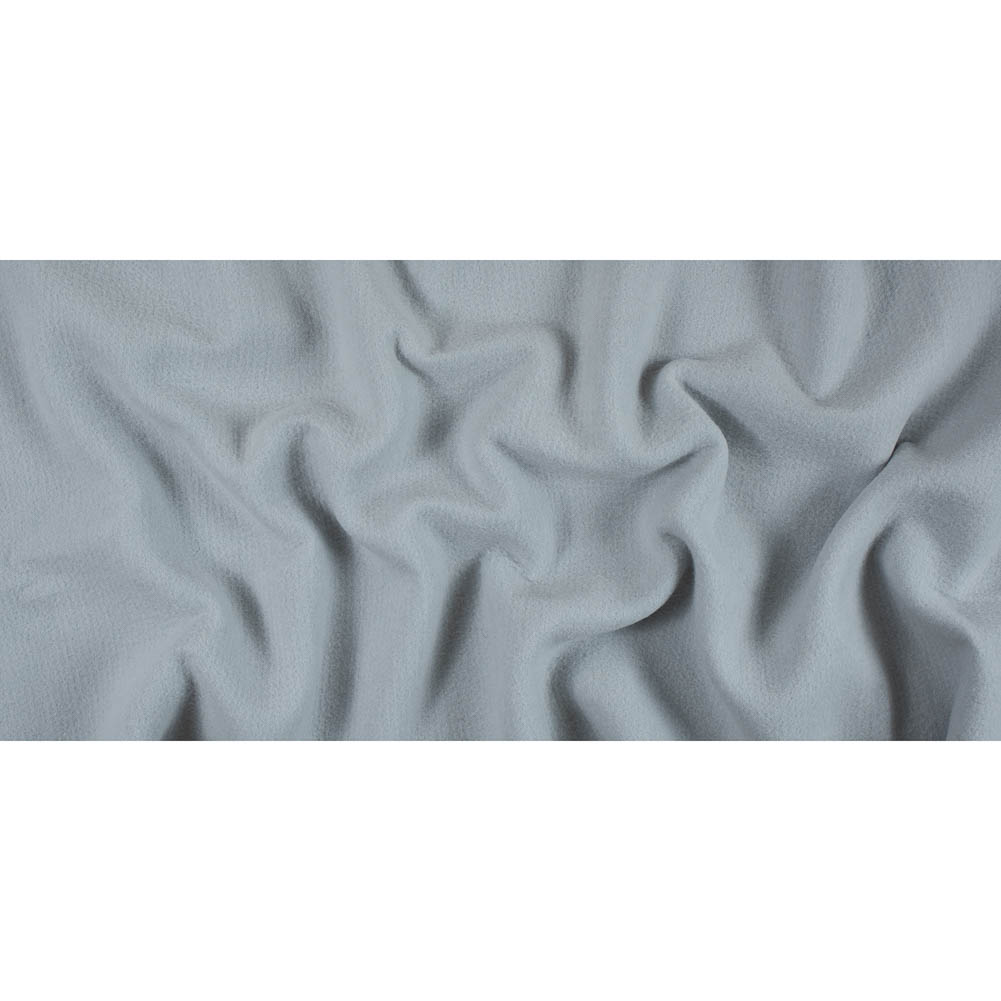 Famous NYC Designer Gray Boiled Cashmere Double Cloth Full