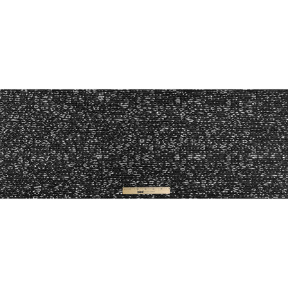 Black Novelty Lace w/ Knife Pleats Full