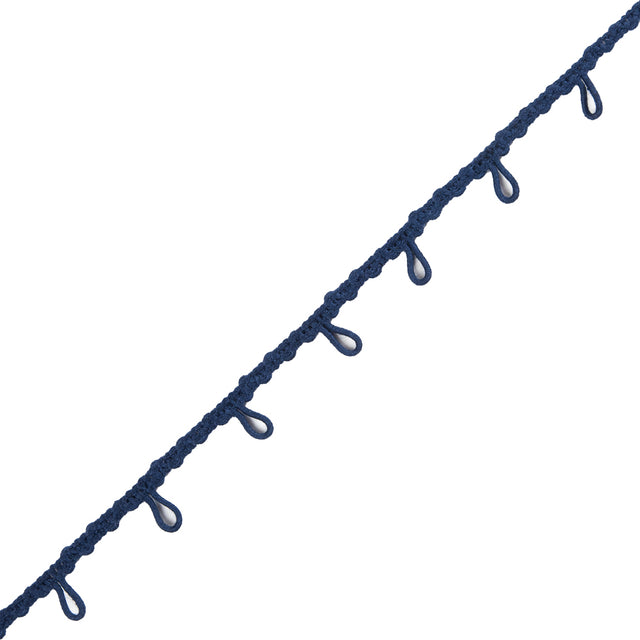 Blue Button Loop Braid - 0.625