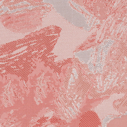 Metallic Silver/Pink Abstract Jacquard/Brocade Full