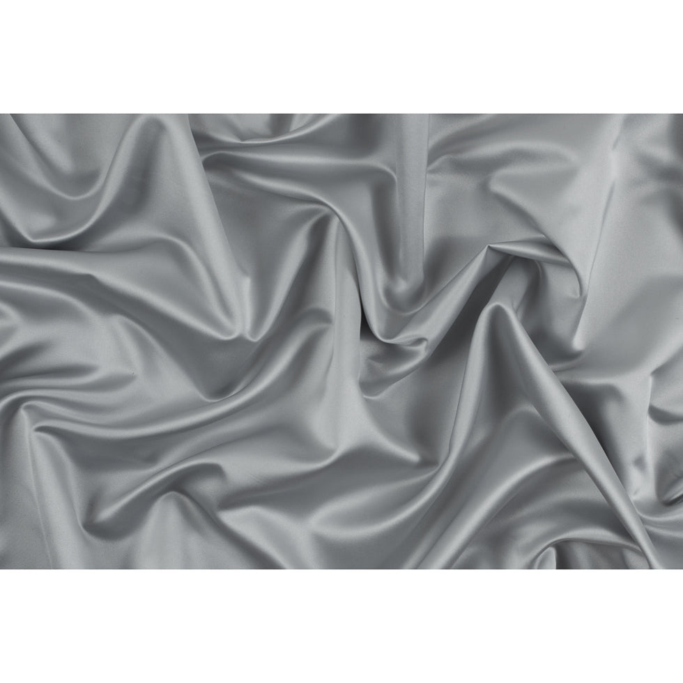 Silver Polyester Satin Folded