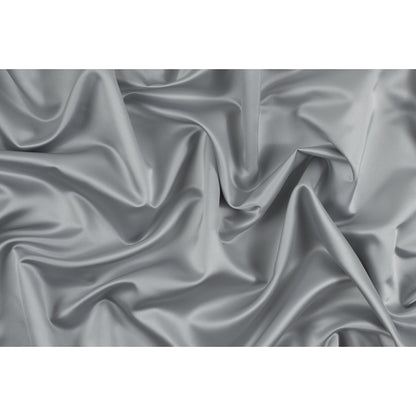 Silver Polyester Satin Folded