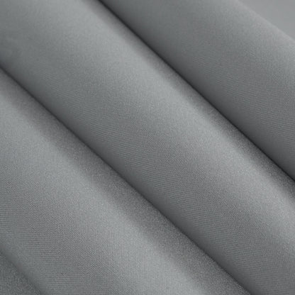 Silver Polyester Satin Detail