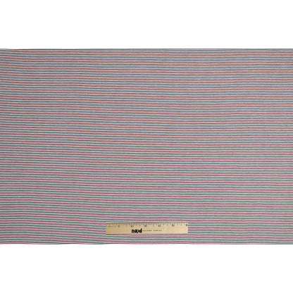 Red/Black/White Raised Shadow Stripes on Stretch Cotton Woven Full