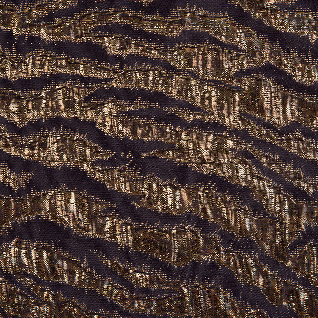 Phillip Lim Grape/Metallic Gold Abstract Silk Brocade/Jacquard