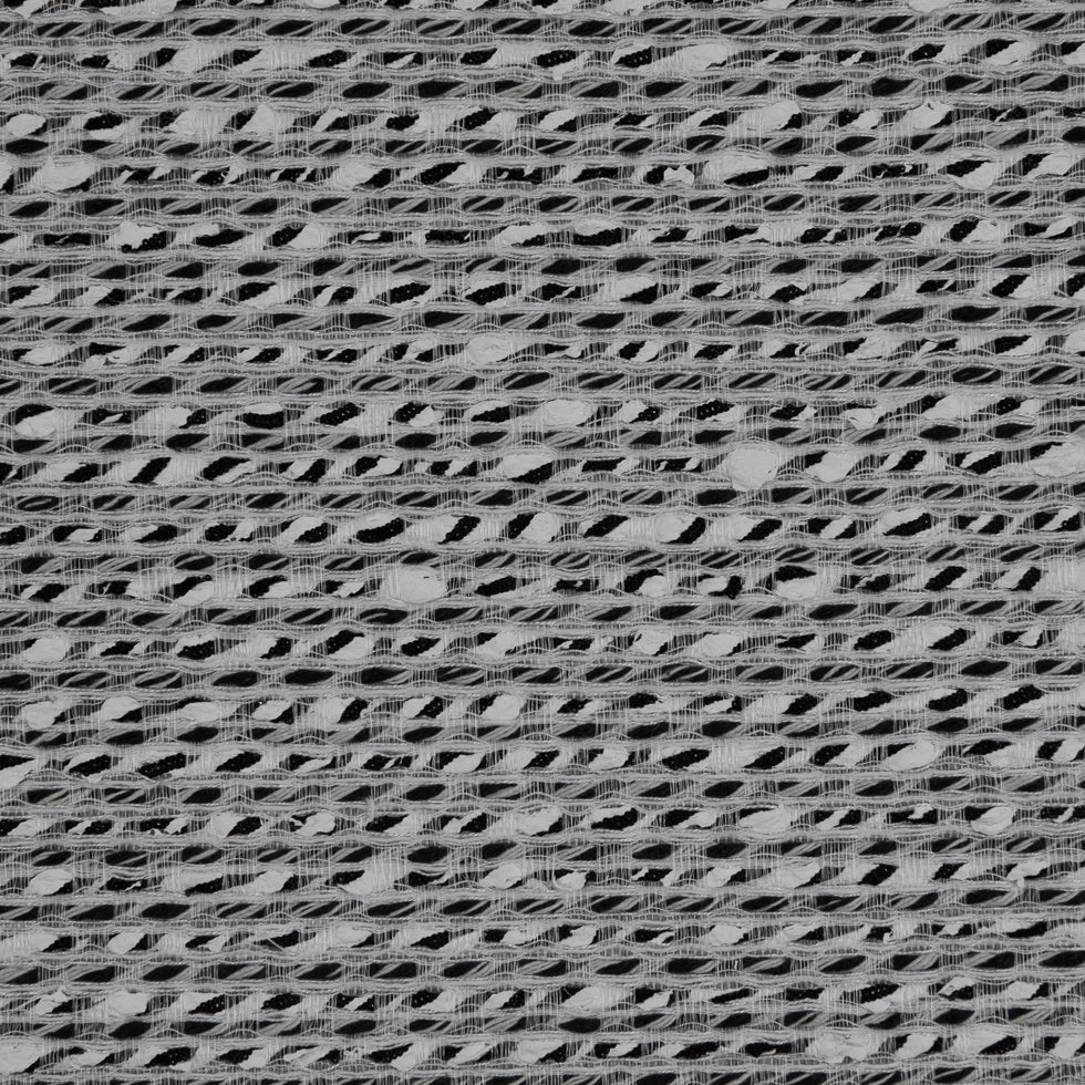 Black/White Novelty Blended Tweed