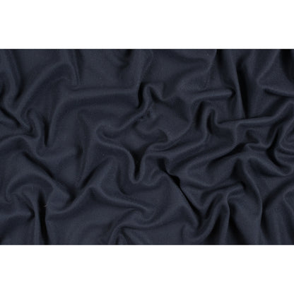Midnight Navy Soft Blended Wool Woven Full