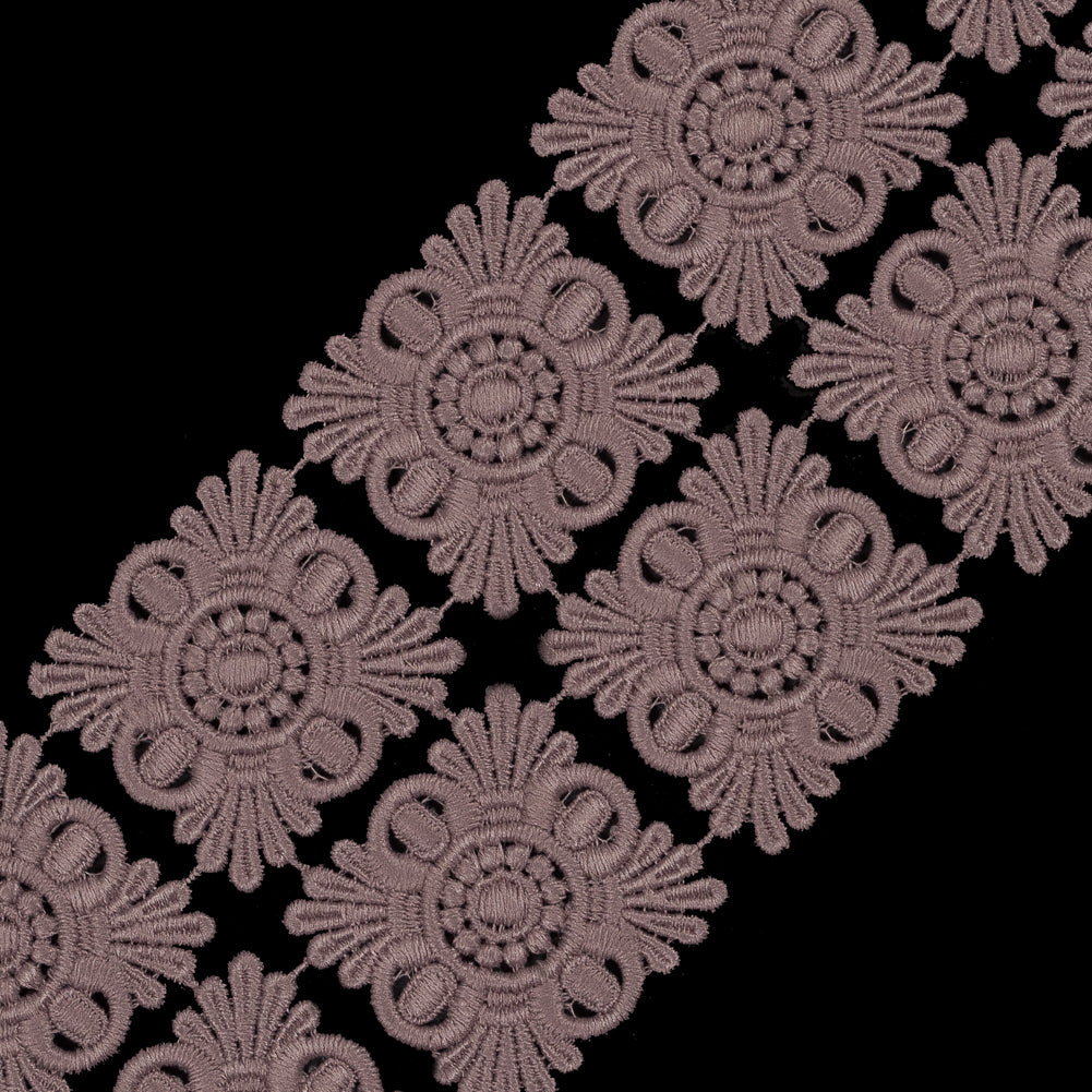 Taupe Venise Lace Trim - 3.5" - Detail