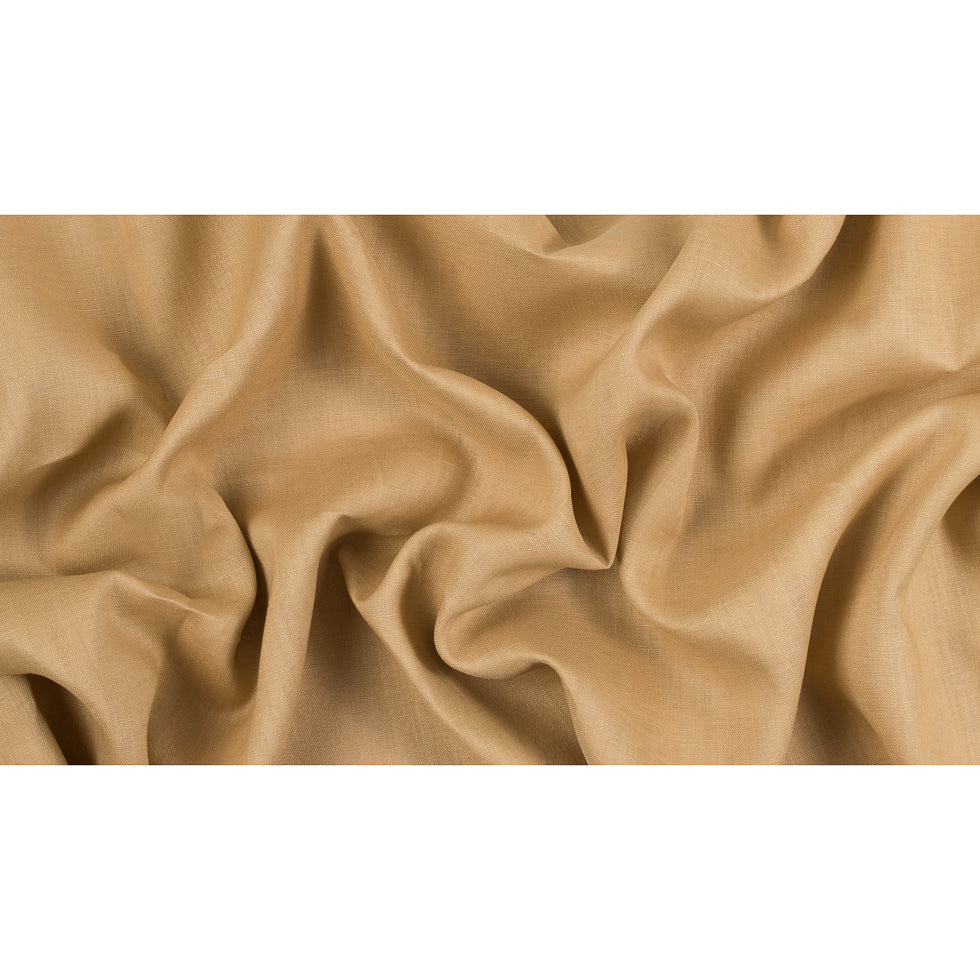 Tan Medium-Weight Linen - Folded